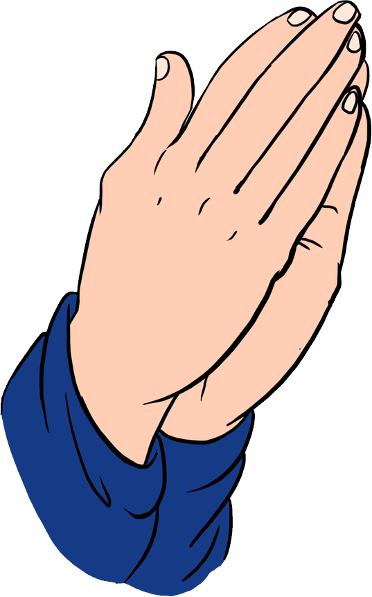 Dua eden eller, katlanmış eller