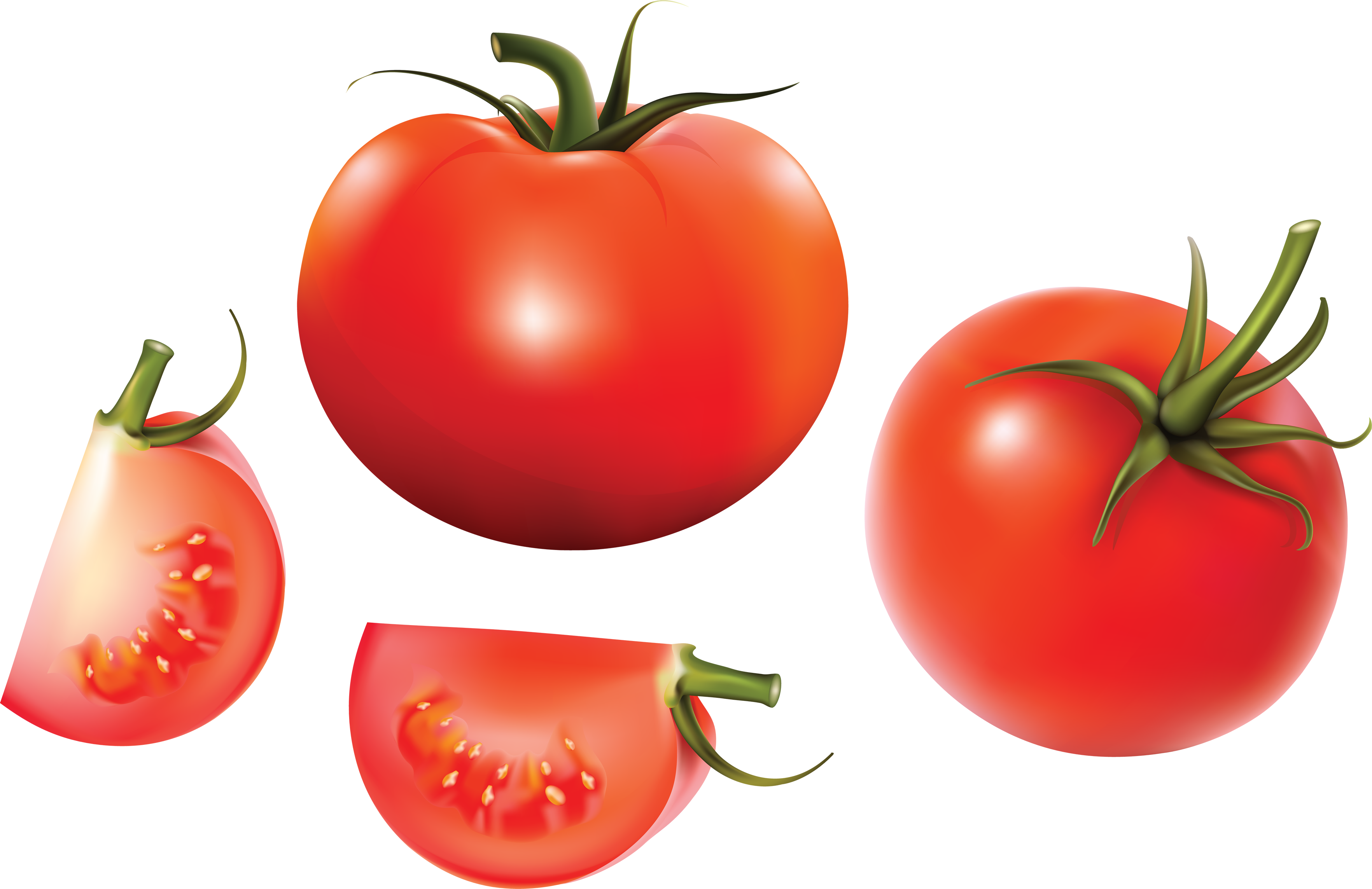Bıçakla kesilmiş domates